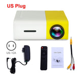 Salange YG300 Projector Mini LCD LED Proyector 400-600 lumens 320x240 Pixel Best Video Beamer for kids