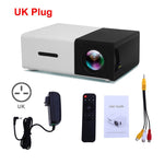 Salange YG300 Projector Mini LCD LED Proyector 400-600 lumens 320x240 Pixel Best Video Beamer for kids