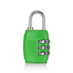 3 Dial Digit Password Combination Padlock Suitcase Luggage Metal Code Lock Mini Coded Keyed Anti-Theft Locks Cijfersloten
