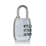 3 Dial Digit Password Combination Padlock Suitcase Luggage Metal Code Lock Mini Coded Keyed Anti-Theft Locks Cijfersloten