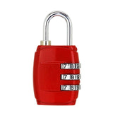 3 Dial Digit Password Combination Padlock Suitcase Luggage Metal Code Lock Mini Coded Keyed Anti-Theft Locks Cijfersloten