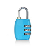 3 Dial Digit Password Combination Padlock Suitcase Luggage Metal Code Lock Mini Coded Keyed Anti-Theft Locks Cijfersloten
