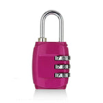 3 Dial Digit Password Combination Padlock Suitcase Luggage Metal Code Lock Mini Coded Keyed Anti-Theft Locks Cijfersloten