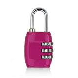 3 Dial Digit Password Combination Padlock Suitcase Luggage Metal Code Lock Mini Coded Keyed Anti-Theft Locks Cijfersloten