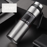 Outdoor Thermos Travel Hiking Office Stainless Steel Portable Kids Thermo Bottle Leakproof Coffee Tea High Capacity Vacuum Cup