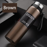 Outdoor Thermos Travel Hiking Office Stainless Steel Portable Kids Thermo Bottle Leakproof Coffee Tea High Capacity Vacuum Cup
